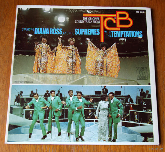 Diana Ross and the Supremes with the Temptations "The Original Soundtrack From TCB" LP, 1968