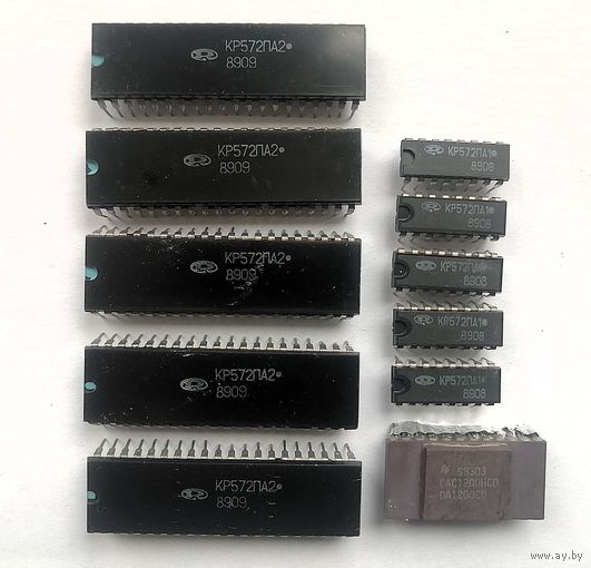 Микросхемы KP572ПА2 и другие.