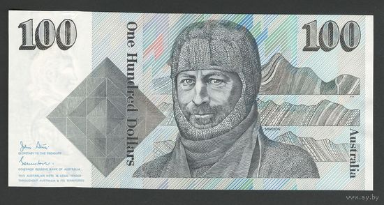 Австралия 100 долларов 1984 года. Тип P-48a. Состояние UNC!