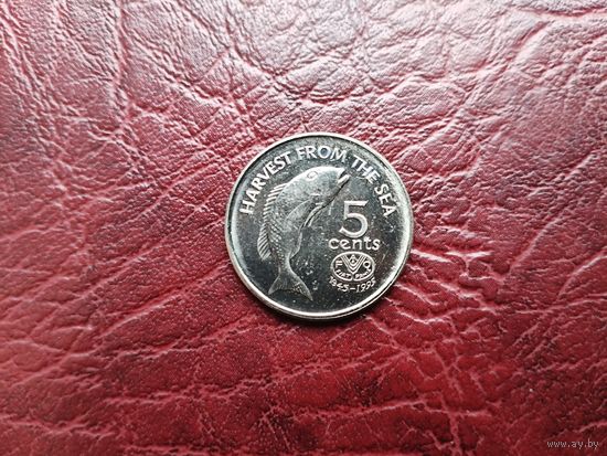 5 центов Фиджи 1995 г. ФАО.