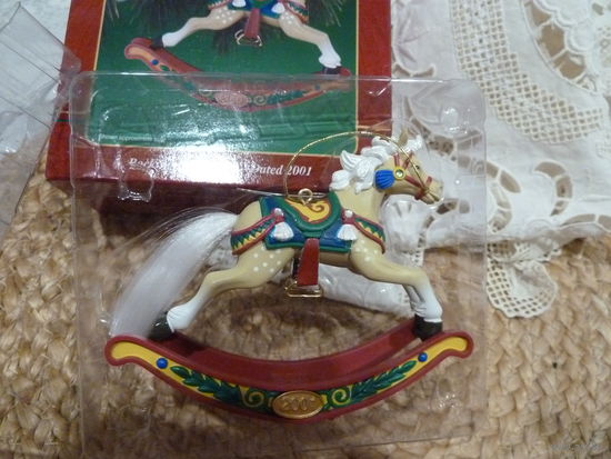 Новогодний орнамент "Лошадка-Качалка" Heirloom Collection