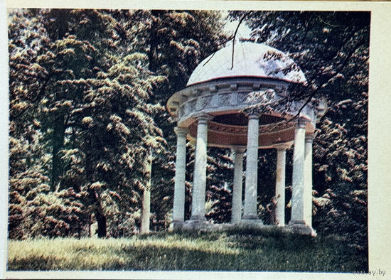 Открытка 1956  издательство Правда Суханово Беседка в парке фото Умнова и Фридлянда тир. 150 000