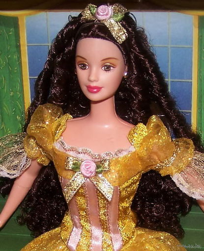 Кукла Барби/Barbie BEAUTY AND THE BEAST BELLE из детской коллекционной серии фирмы Mattel, 1999 г.