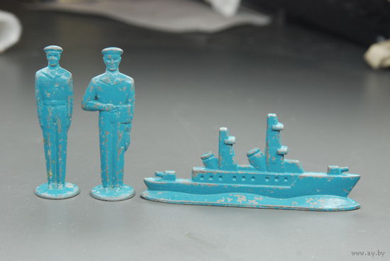 Оловянные солдатики моряки матросы корабль ММЗ СССР