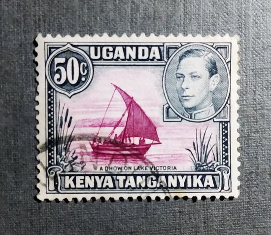 Марка Кения Уганда Танганьика 1938 год