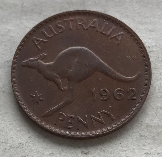 Австралия 1 пенни 1962 Елизавета II