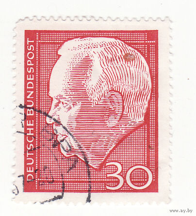 Д-р х. к. Генрих Любке (1894-1972), 2nd Федеральный президент 1964 год