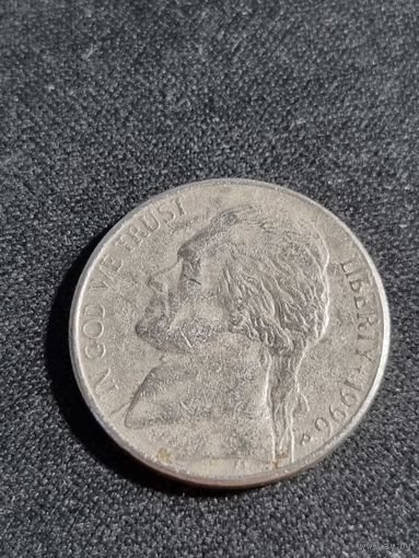 США 5 центов 1996  P