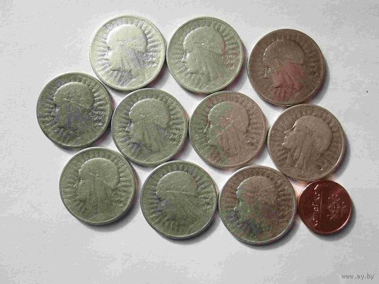 2 злотых 1932-34 год