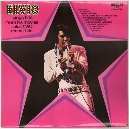 LP Elvis Presley 'Elvis Sings Hits from His Movies'