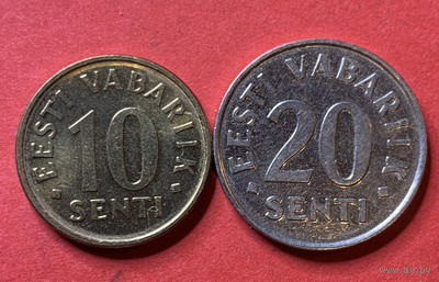 Эстония, 2 монеты