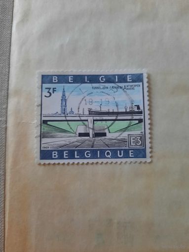 Бельгия 1969. Антверпен. Туннель им. Джна Фиджеральда Кеннеди
