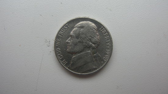 США 5 центов 1990 г.