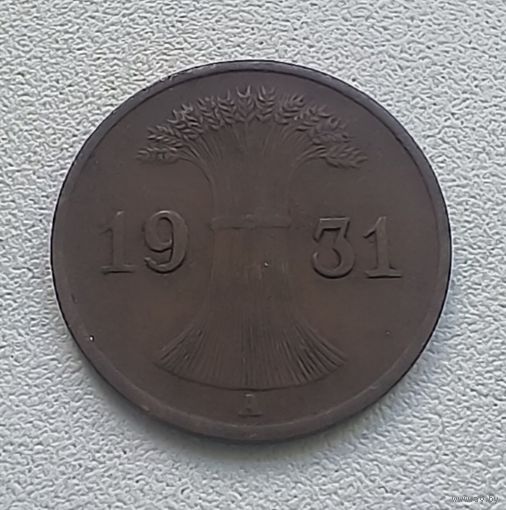 Германия 1 рейхспфенниг, 1931 А  7-6-57