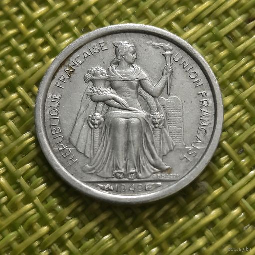 Новая Каледония 50 сантим 1949 г