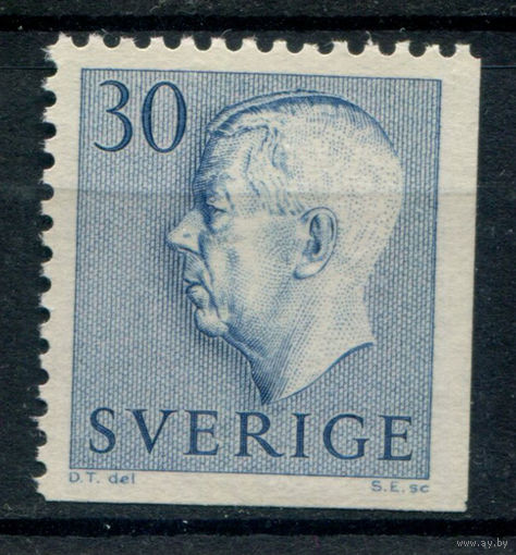 Швеция - 1961г. - король Густав V, 30 Ore - 1 марка - MNH. Без МЦ!м
