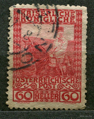 Кайзер Франц Иосиф на коне. Австрия. 1908