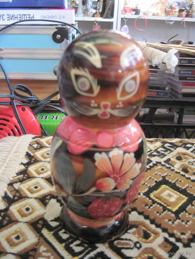 Копилка деревянная Кот.