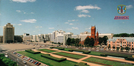 Почтовая открытка "Площа Незалежнасцi"