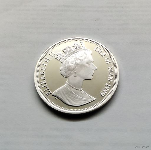 Остров Мен 1 крона 1999г