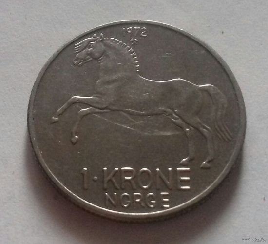 1 крона, Норвегия 1972 г.