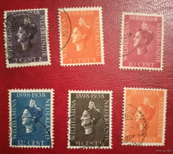 Нидерланды 1938 40-летие царствования королевы Вильгельмины