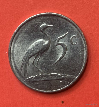 ЮАР, 5 центов 1980г.