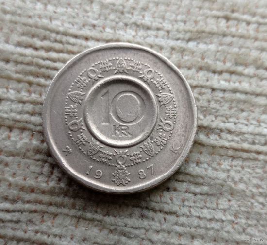 Werty71 Норвегия 10 крон 1987