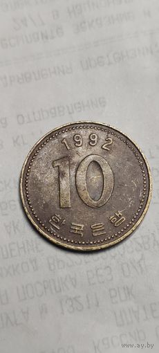 Южная Корея 10 вона 1992