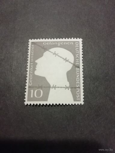 ФРГ 1953 Марка "Помните о наших военнопленных" (чистая**) Mi.165 каталог 8.00 евро