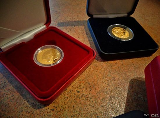 ОРИГИНАЛЬНЫЙ футляр на 1 золотую монету НБРБ ВОЗМОЖЕН ОБМЕН