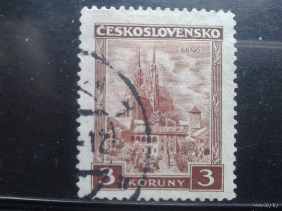 Чехословакия 1929 Церковь в Брно 3 кроны
