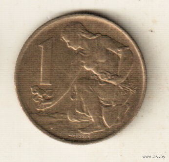 Чехословакия 1 крона 1991