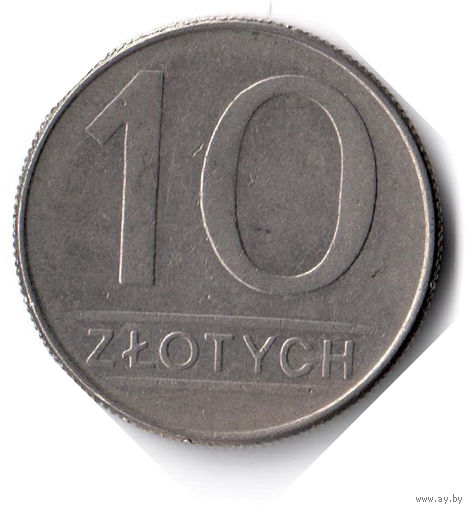 Польша. 10 злотых. 1988 г.