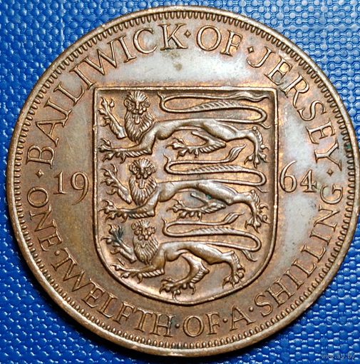 Джерси 1/12 шиллинга 1964 г.