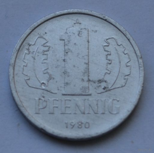 ГДР. 1 пфенниг 1980 г.
