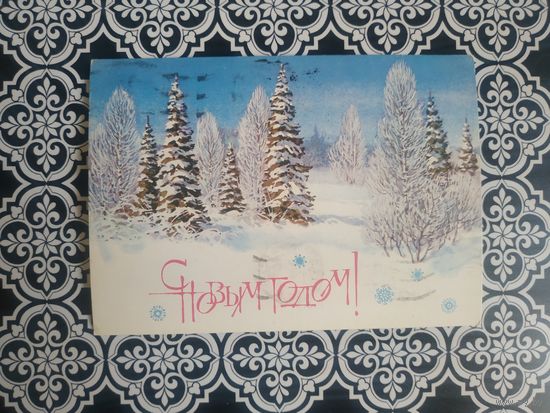 Открытка СССР 1984 год. Прошла почту. С.Куприянов .Состояние на скане.