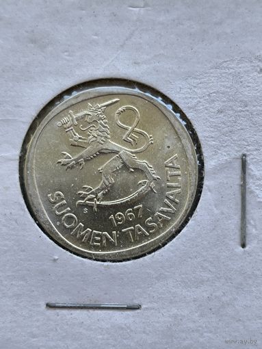 1 марка 1967   300 серебро unc