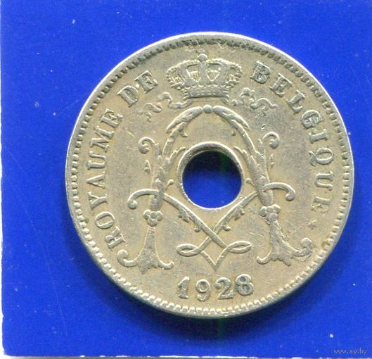 Бельгия 10 сантимов 1928 BELGIQUE