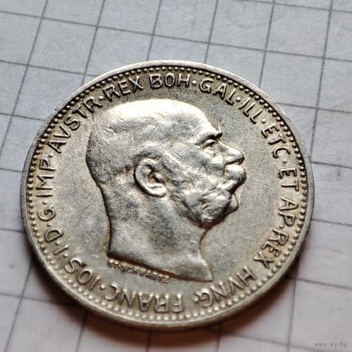 Австро-Венгрия 1 крона 1912 года.Франц Иосиф 1.