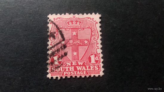 Новый Южный Уэльс\203вк\ 1897 Герб тип2 зуб.12 SG290b