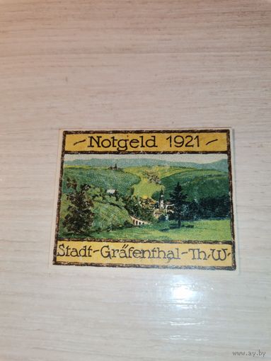 Нотгельд 1921 года, Грефенталь, Германия.