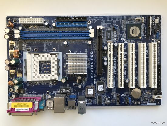 Материнская плата ASRock K7VT4A PRO Socket A (462) VIA KT400A chipset