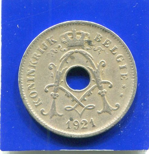 Бельгия 10 сантимов 1921 BELGIE