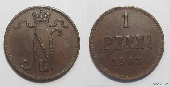 1 пенни 1903