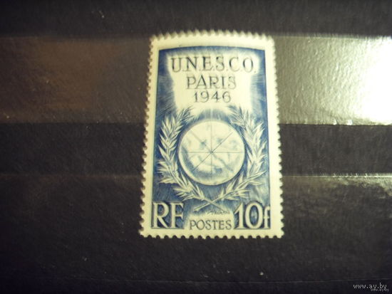 1946 Франция марка выпускалась одиночкой MNH**(3-11) герб