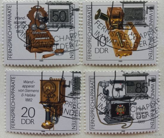 ГДР.1989г. Телефоны. История.