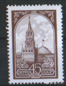 Заг. 5219. 1982. Стандартный выпуск. Архитектура. чиСт.