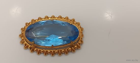 Брошь СССР позолота