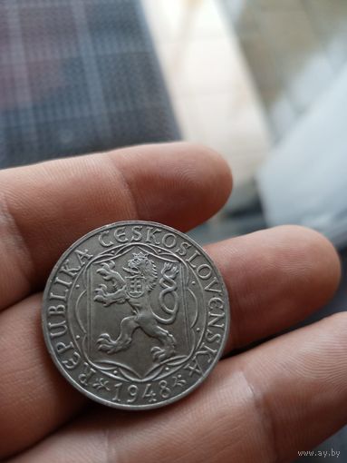 100 крон 1948 Чехословакия,600 лет Карлову университету